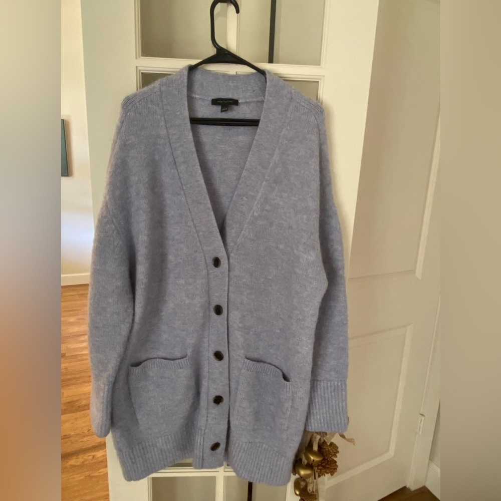 Ann Taylor Soft Lavender Cardigan